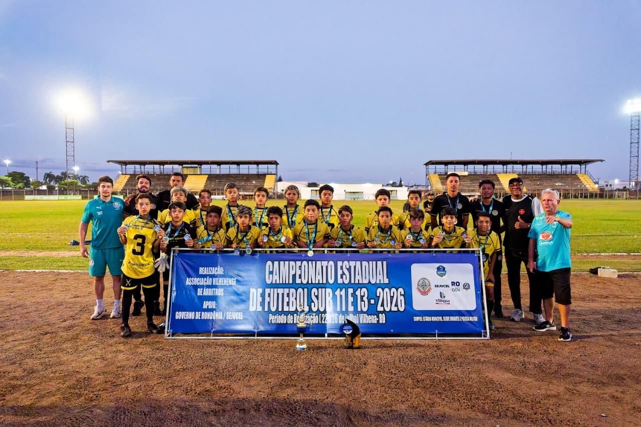 Delegação do Sant German no Campeonato Estadual de Futebol Sub-11 e Sub-13 2026